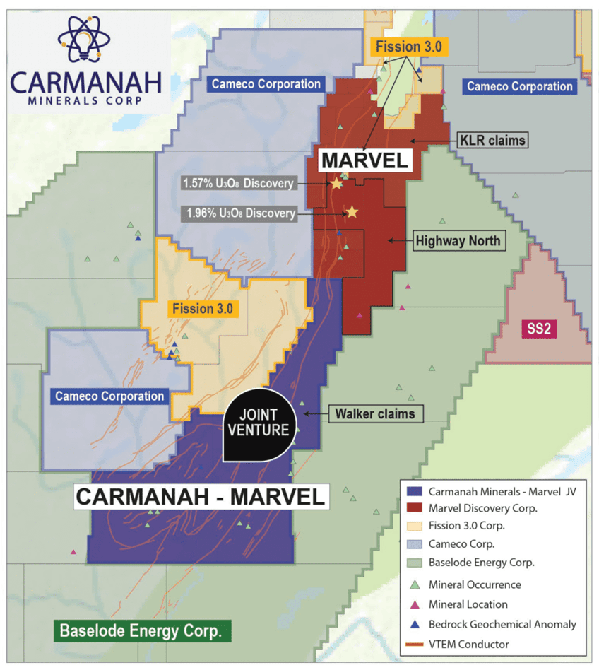 image 2 August 22, 2023., Vancouver, B.C. – Carmanah Minerals Corp. (CSE: CARM), (“Carmanah” or the “Company”) ispleased to announce the commencement of a detailed regional and property specific structural geophysical interpretation of the corporation’s Saskatchewan Uranium Project with its Joint Venture partner Marvel Discovery. The Interpretation includes using advanced technology leveraging machine learning to transform the mineral discovery process.